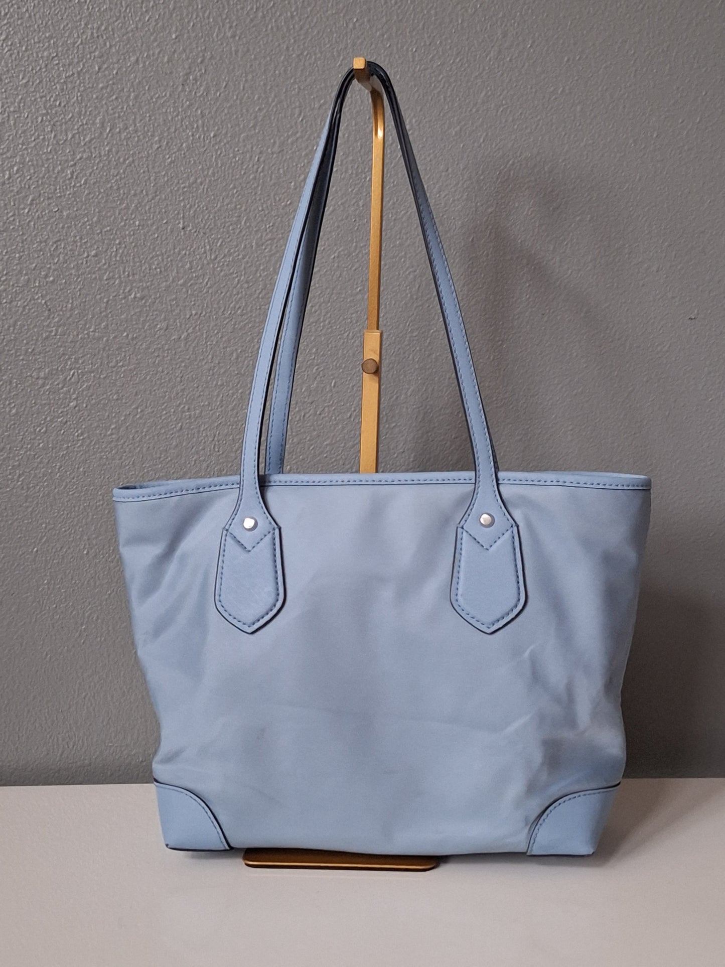 Michael Kors Eva Small Nylon Gabardine Tote bag light blue