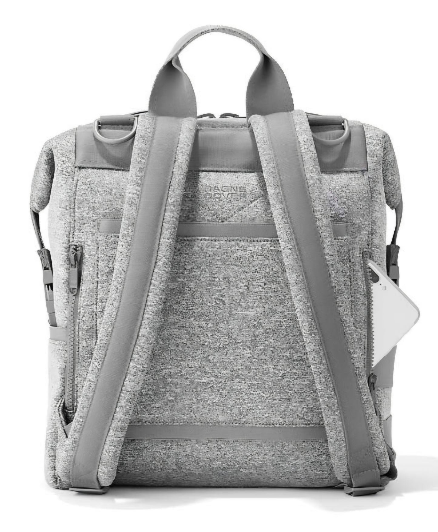 Dagne Dover Indi Heather Gray Diaper Bag Backpack Large