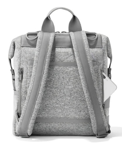Dagne Dover Indi Heather Gray Diaper Bag Backpack Large