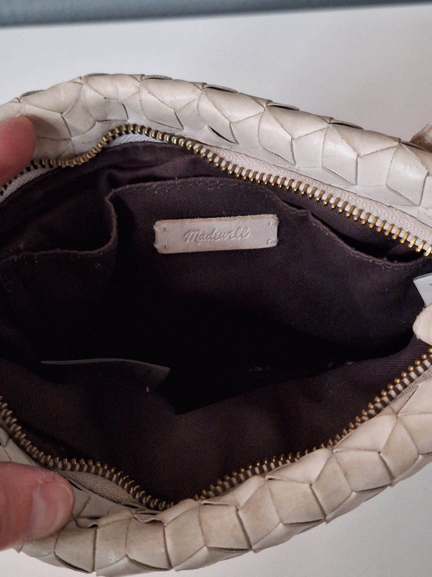 Madewell The Puff Woven Crossbody Bag