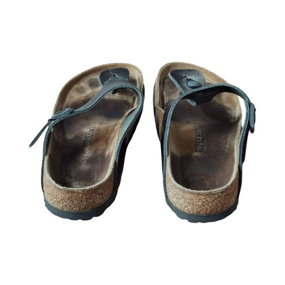 Birkenstock Gizeh Shoes Womens EU 40 US 9 Metallic Thong Sandals